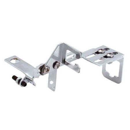 RACING POWER Racing Power R9620 Chrome Carburetor Throttle Bracket for 2BBL-4BBL RPC-R9620